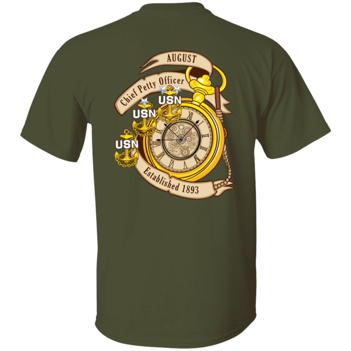 August CPO Two Sides 5.3 oz. T-Shirt