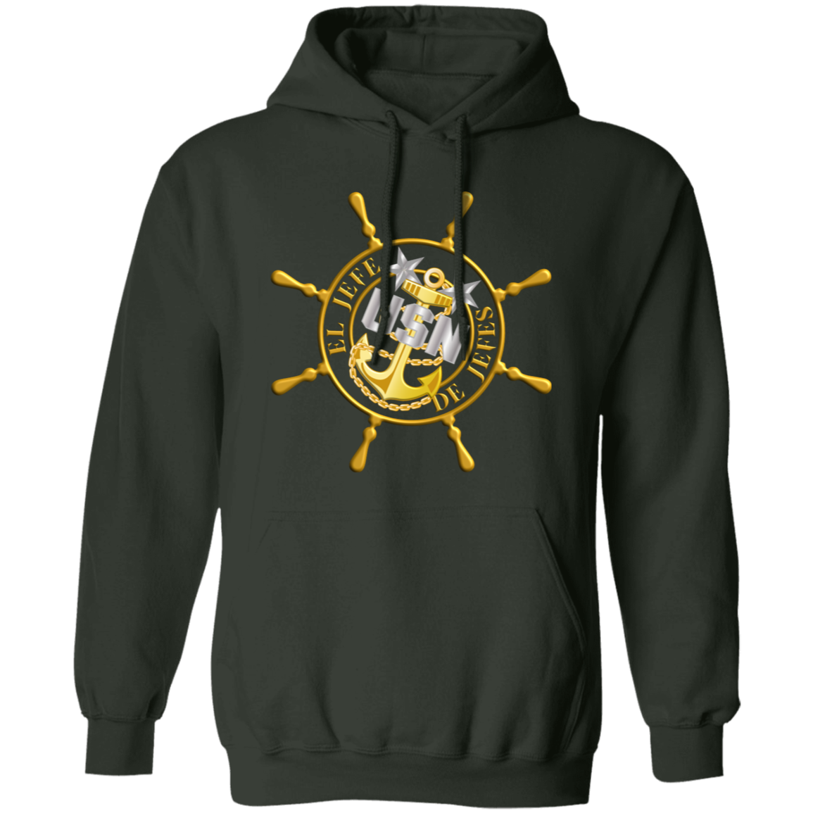 Ships Wheel Master Jefe Pullover Hoodie