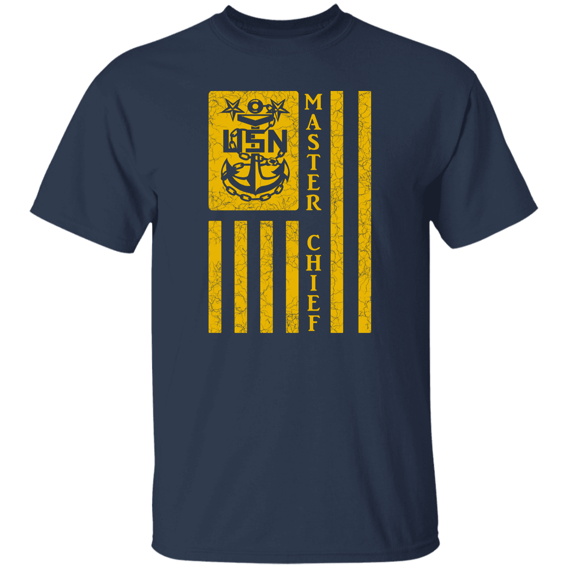 Master Chief Flag Gold 5.3 oz. T-Shirt