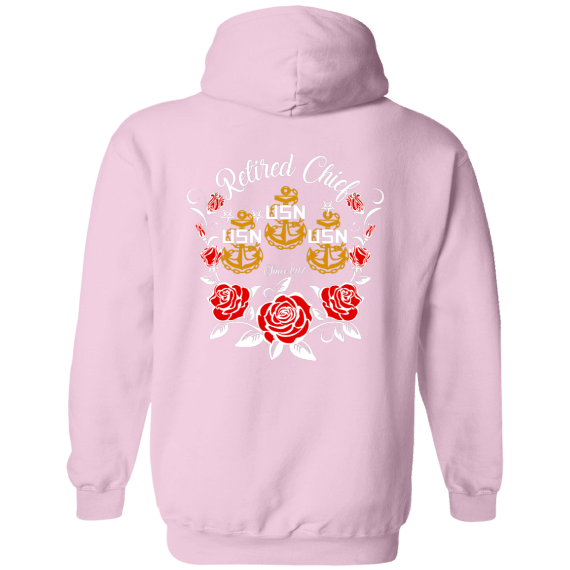 Retired Chief Rose FB Pullover Hoodie
