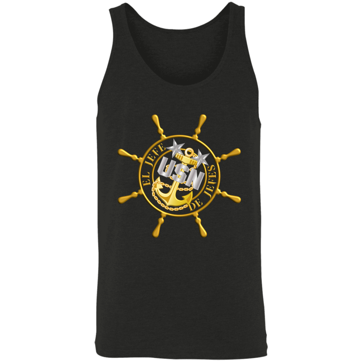 Ships Wheel Master Jefe Unisex Tank