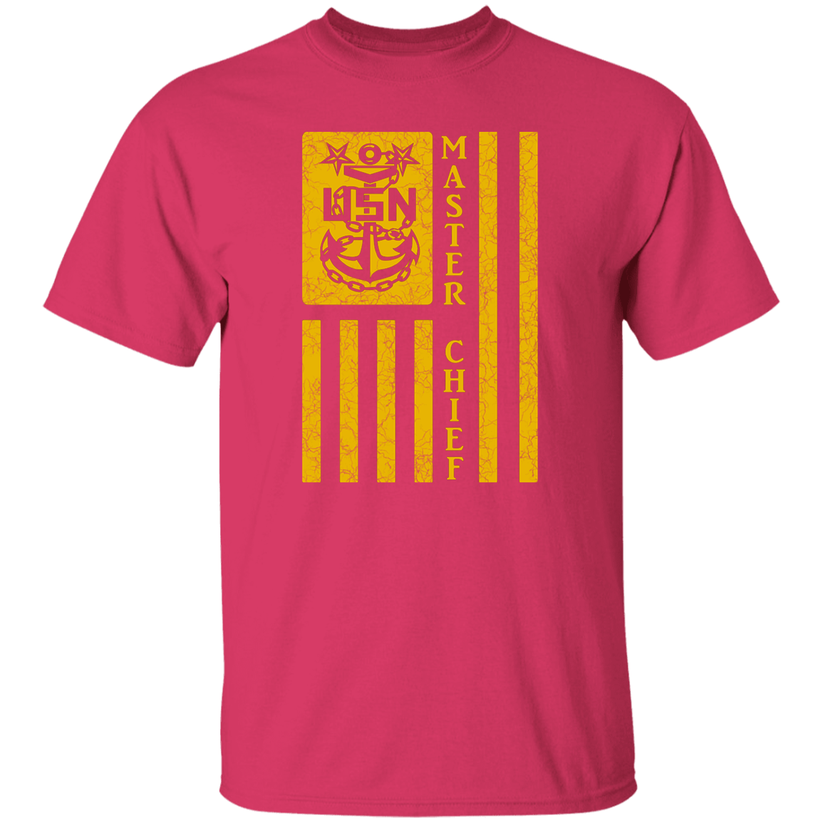 Master Chief Flag Gold 5.3 oz. T-Shirt