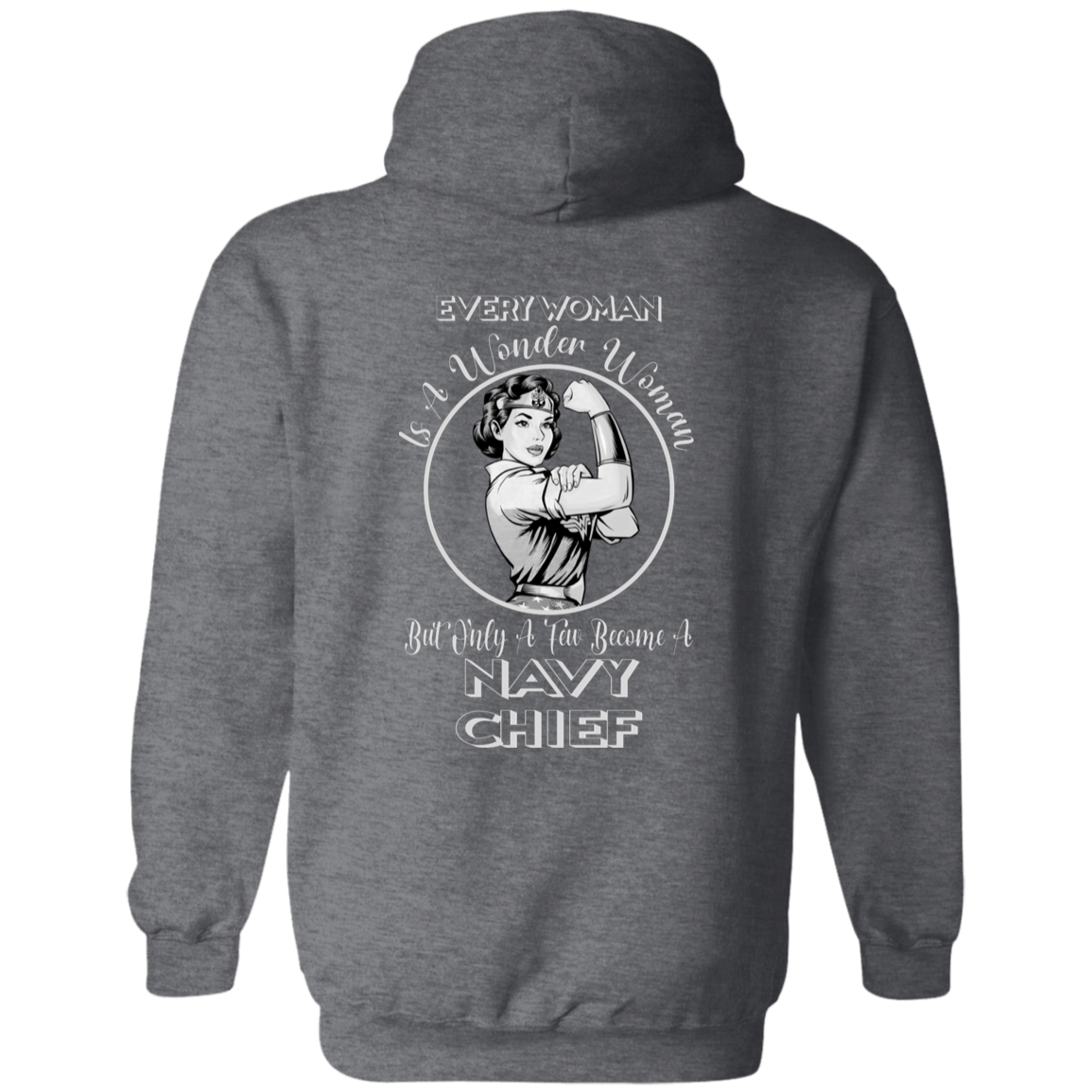 Every Wonder Woman BW Pullover Hoodie