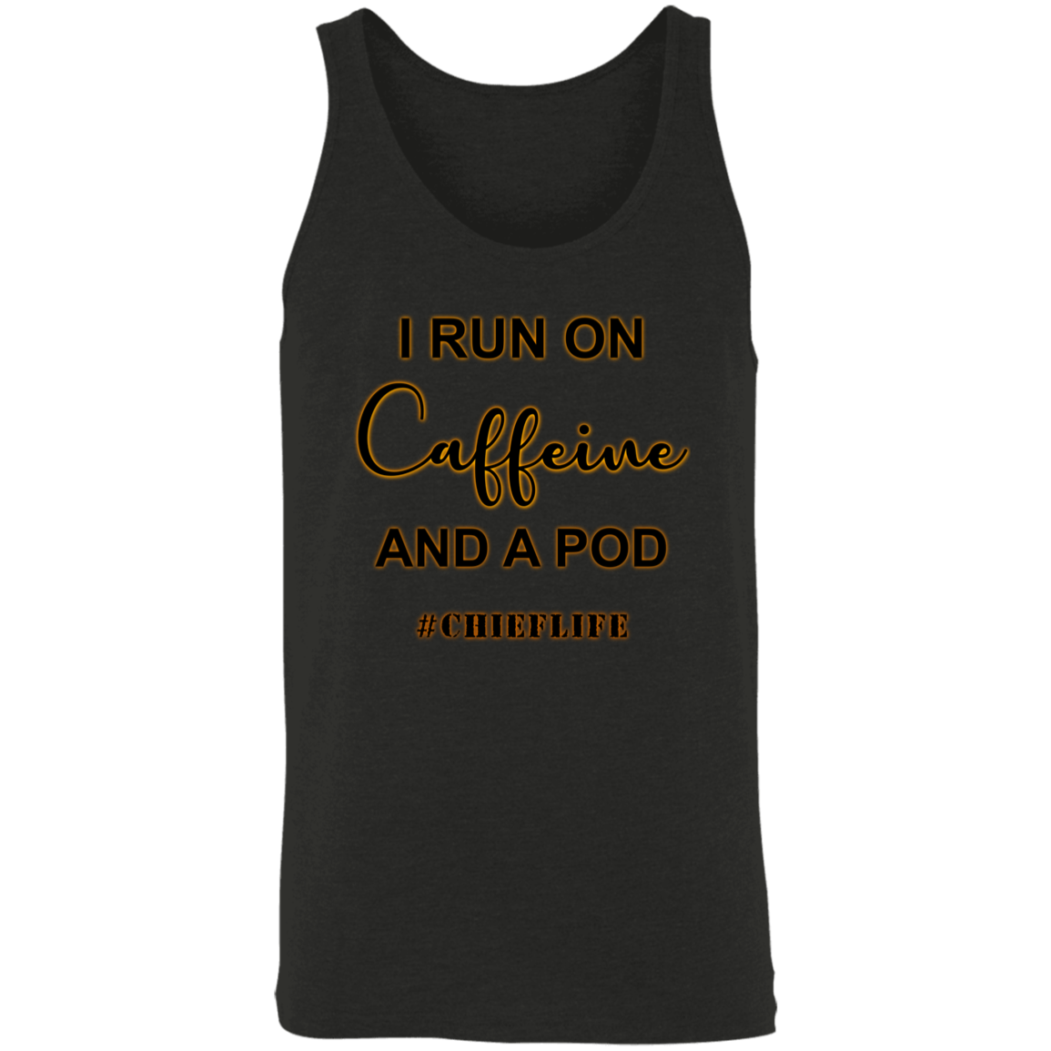 I Run On Caffeine Unisex Tank