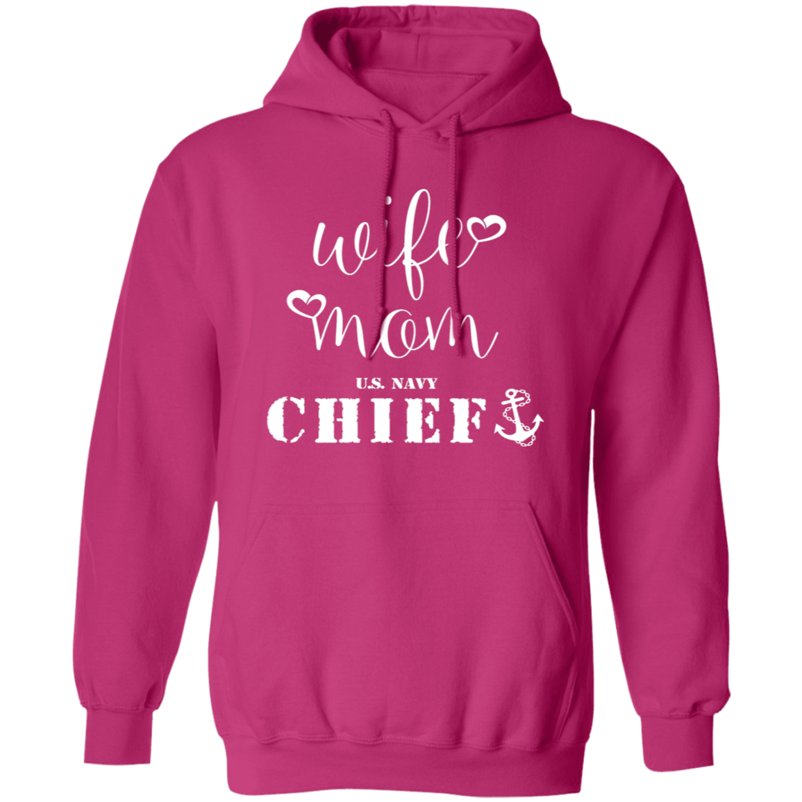 WMC White Pullover Hoodie