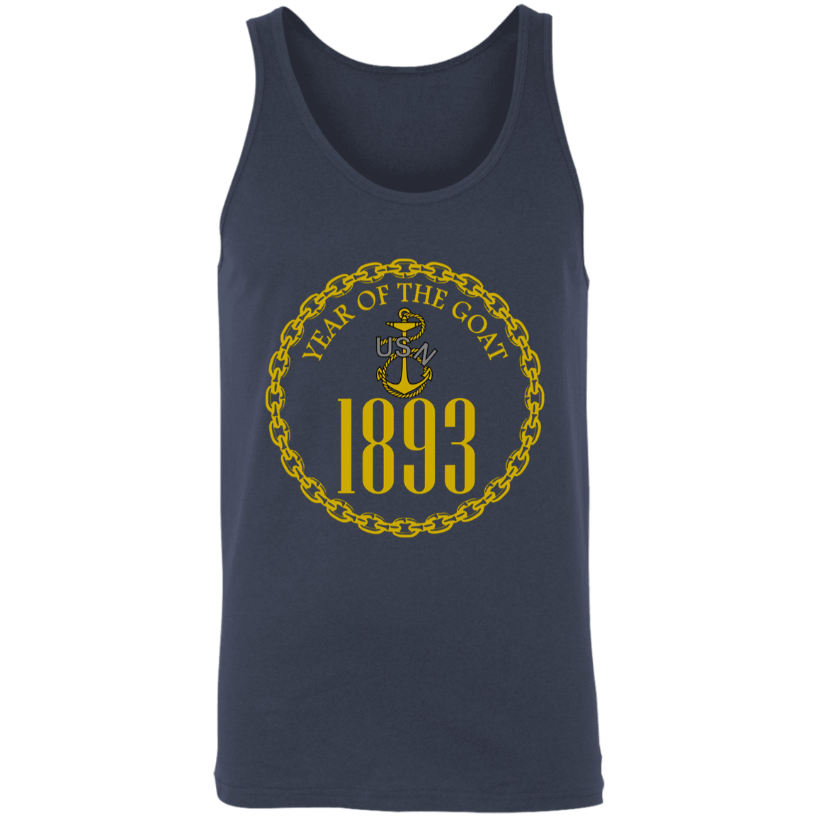 Year of the Goat Gold Unisex Tank