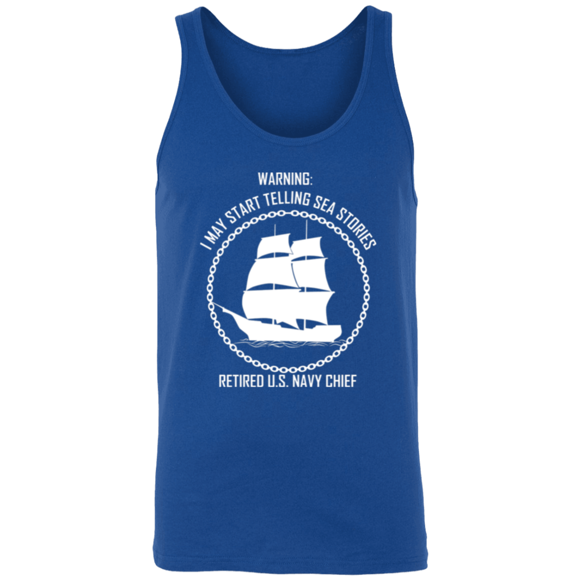 Retired Sea Stories White Unisex Tank