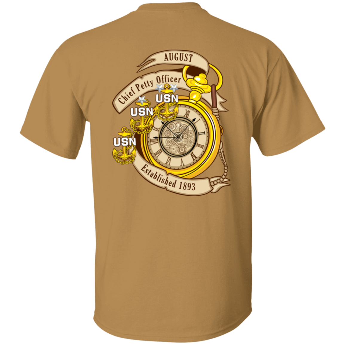 August CPO Two Sides 5.3 oz. T-Shirt