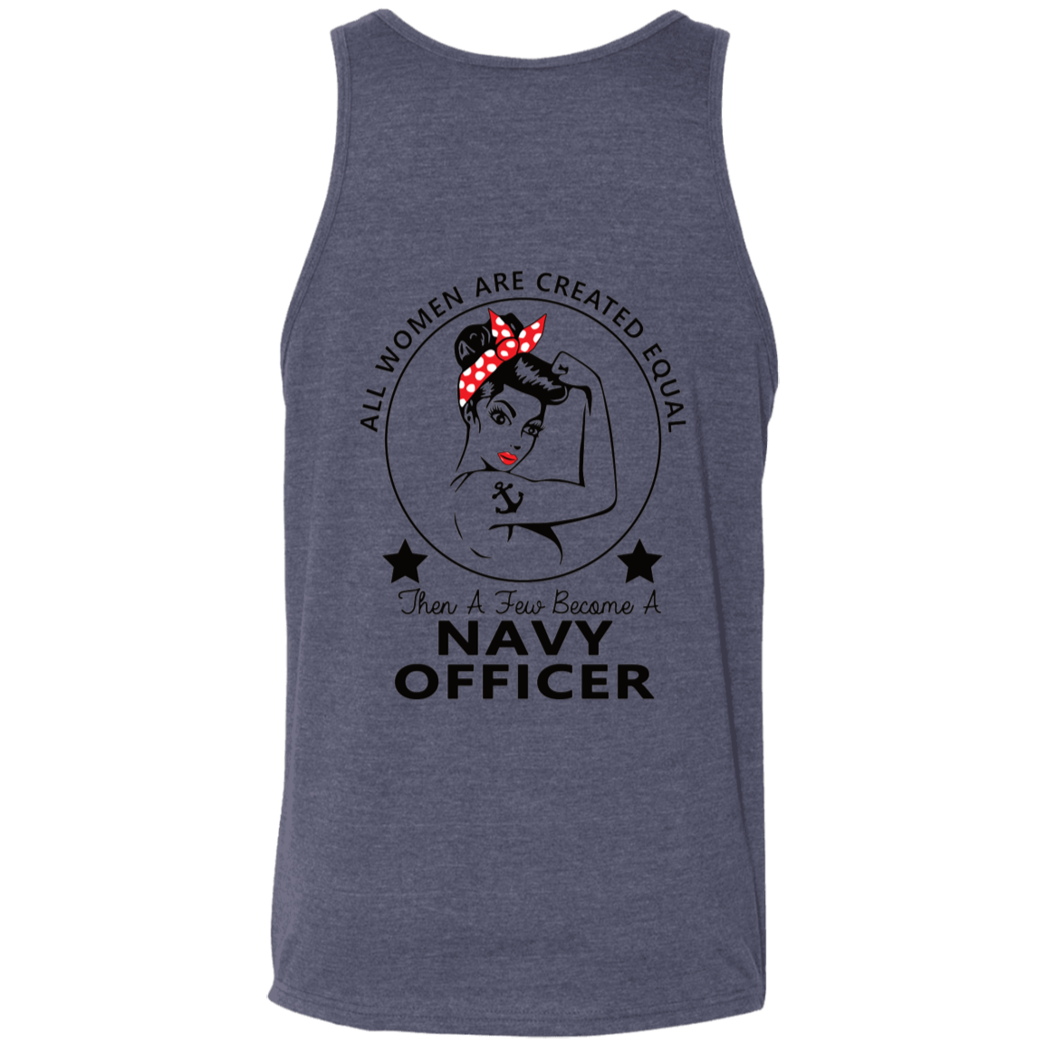 Navy Girl Officer FB Unisex Tank