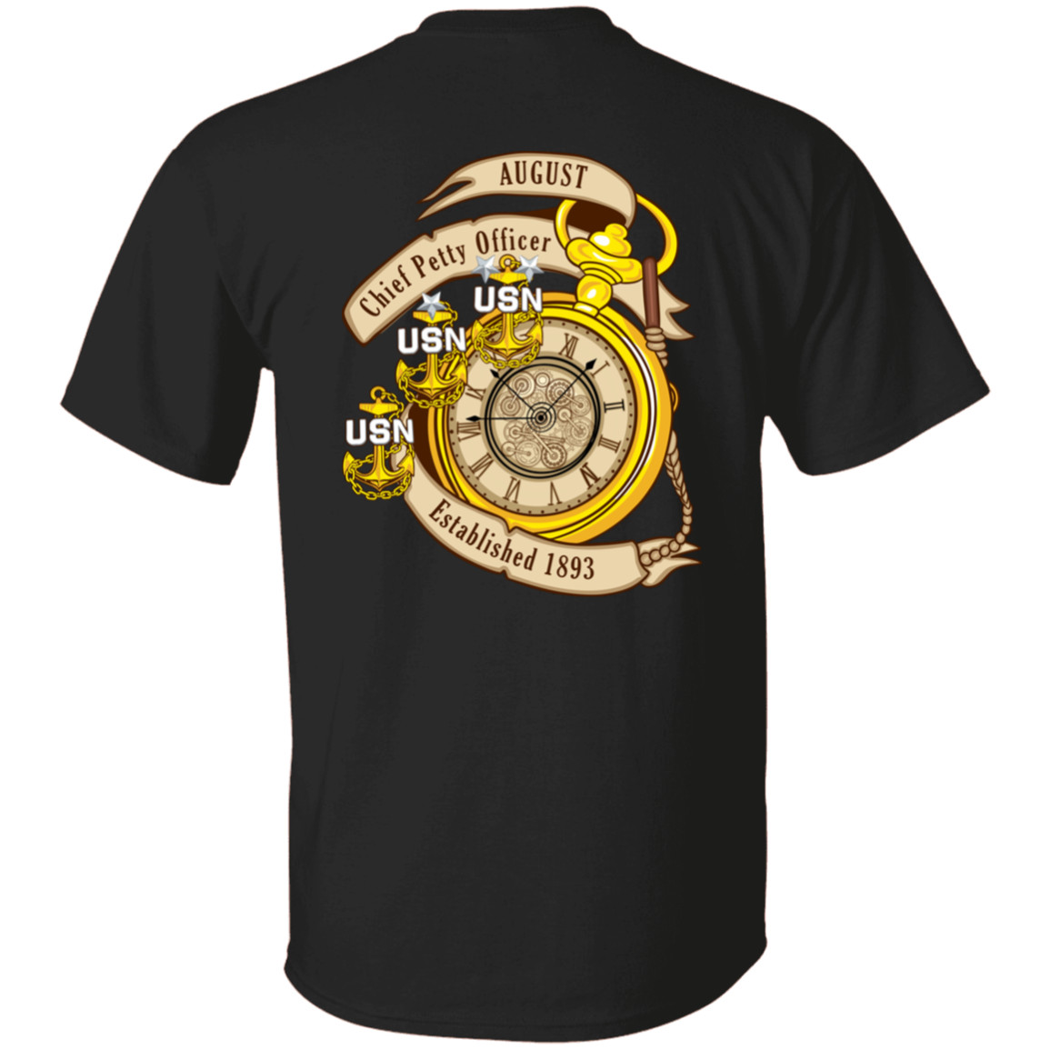 August CPO Two Sides 5.3 oz. T-Shirt