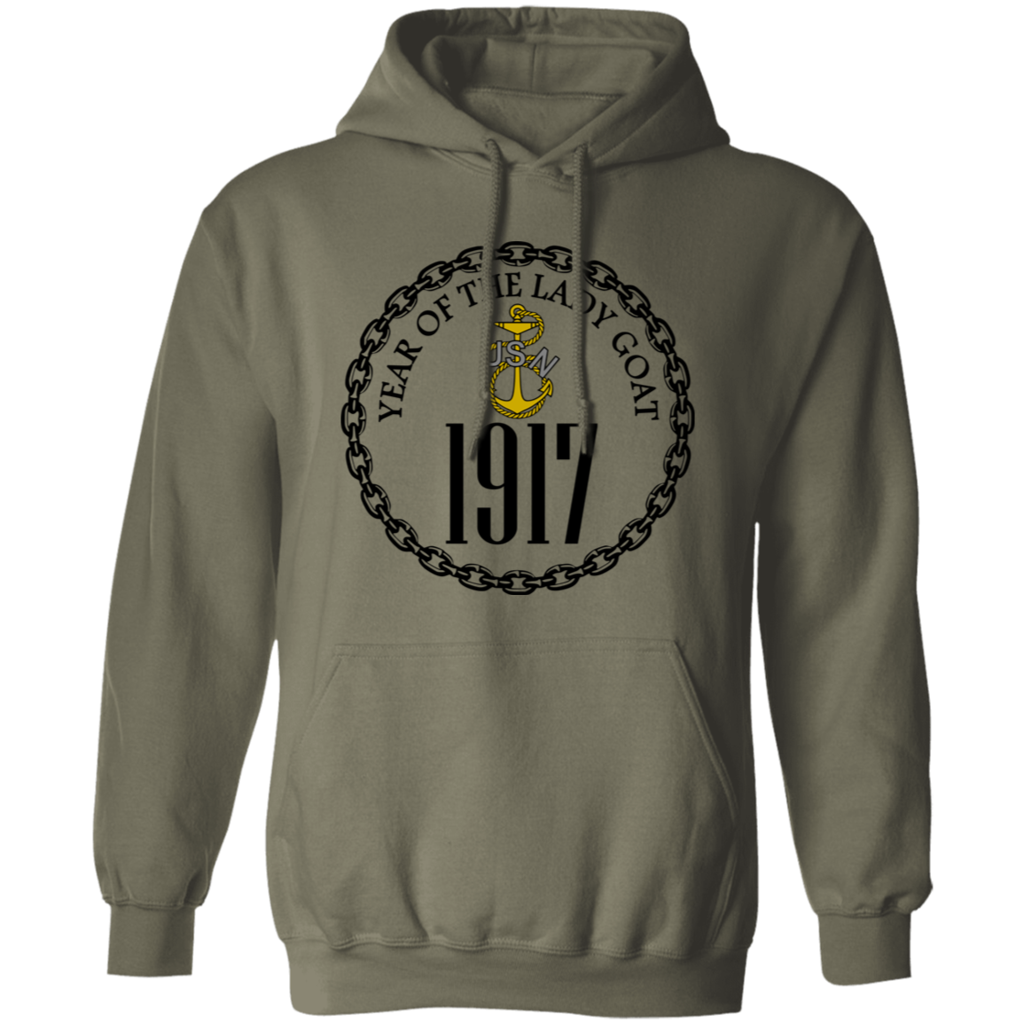 Year of the Lady Goat Pullover Hoodie