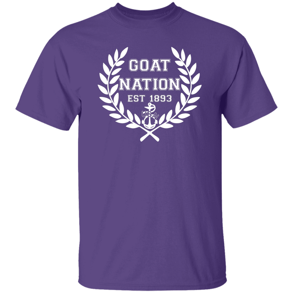 Goat Nation White 5.3 oz. T-Shirt