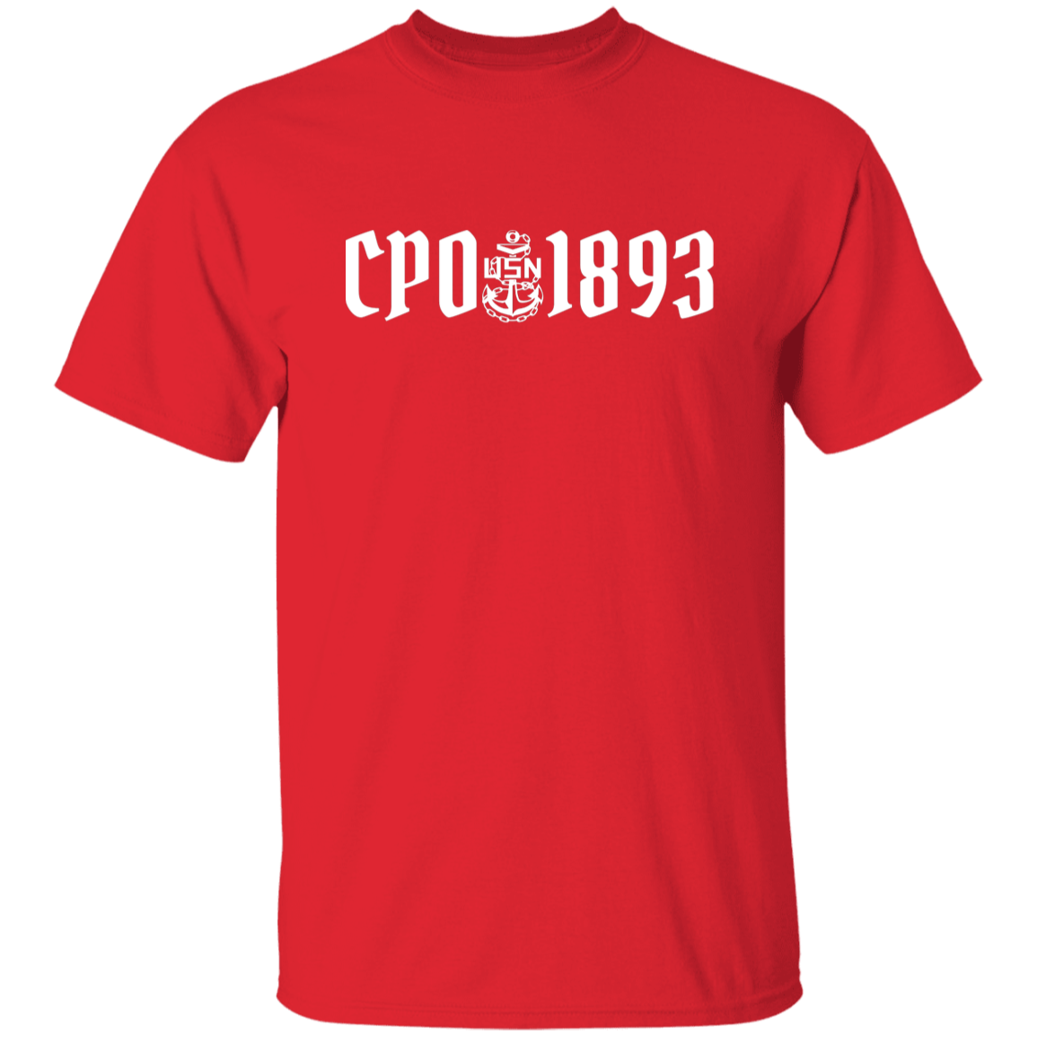 CPO 1893 White 5.3 oz. T-Shirt