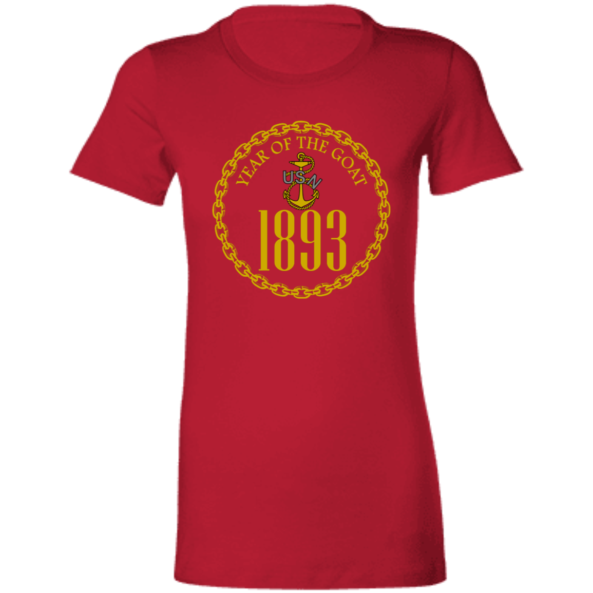 Year of the Goat Gold Ladies' Favorite T-Shirt