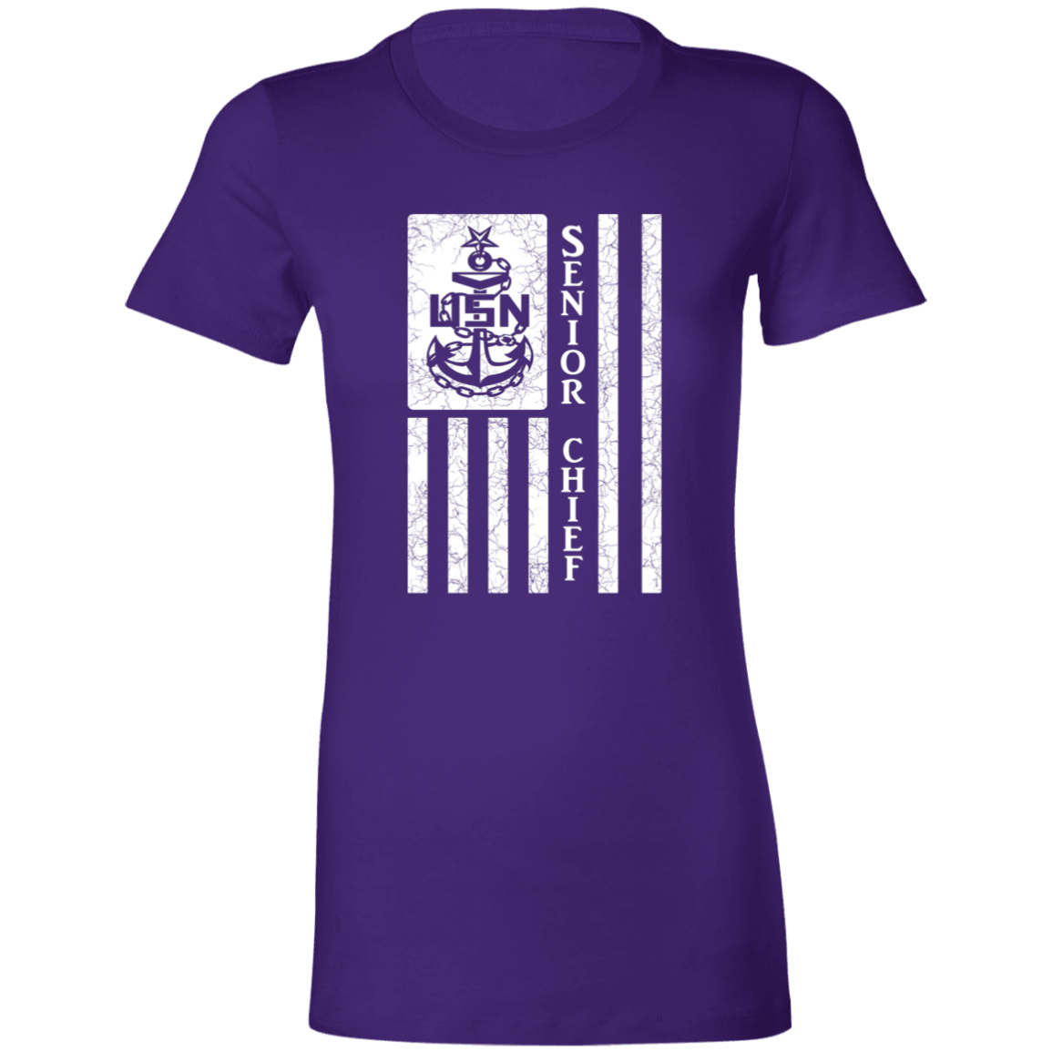 Senior Chief Flag White Ladies' Favorite T-Shirt