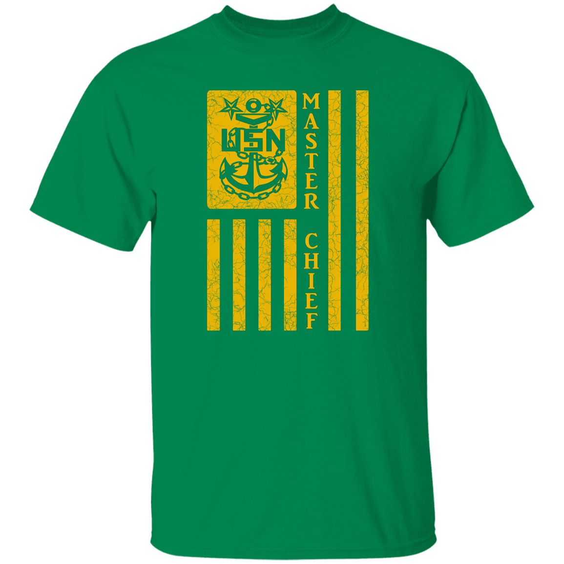 Master Chief Flag Gold 5.3 oz. T-Shirt