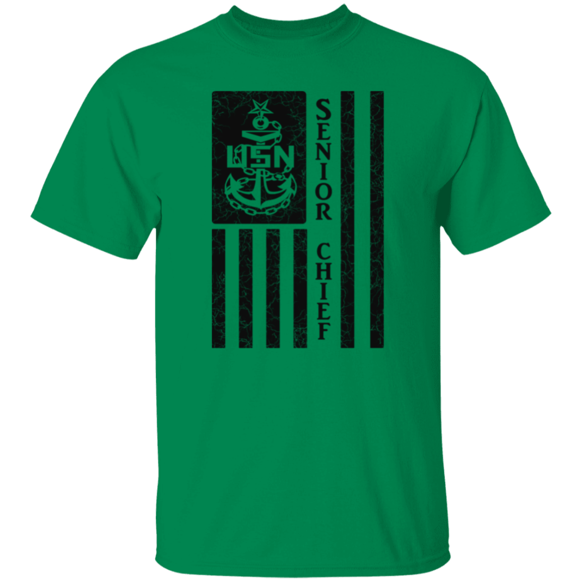 Senior Chief Flag 5.3 oz. T-Shirt