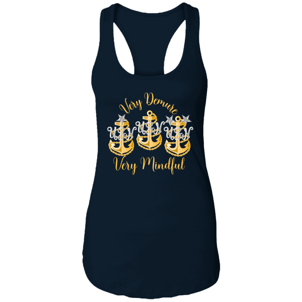 Very Demure Ladies Racerback Tank