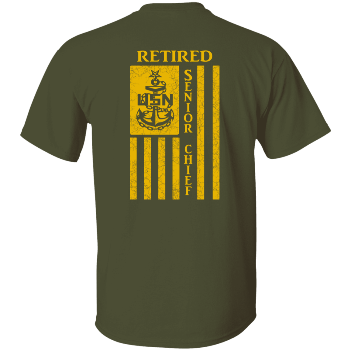 Retired Senior Chief Flag FB T-Shirt