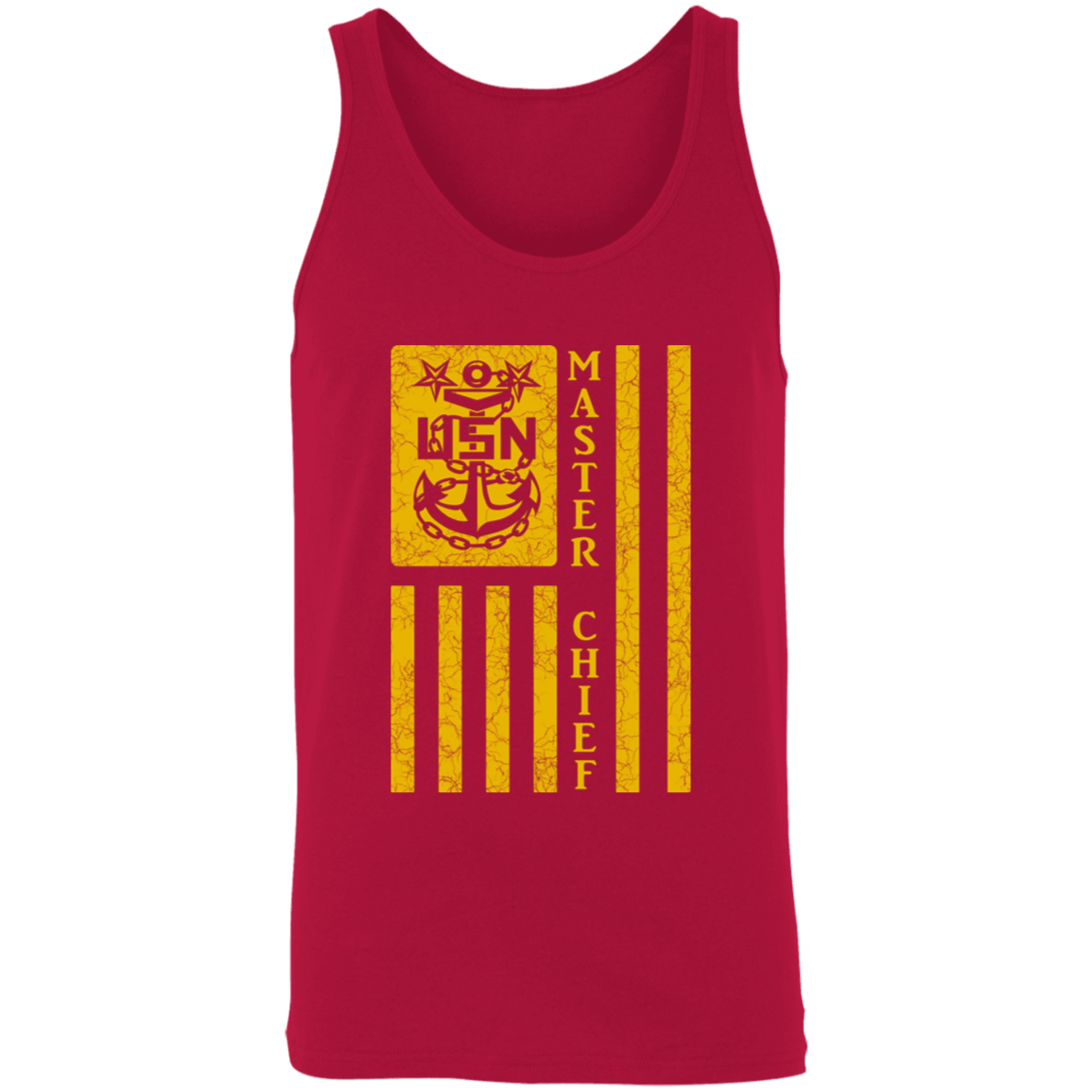Master Chief Flag Gold Unisex Tank