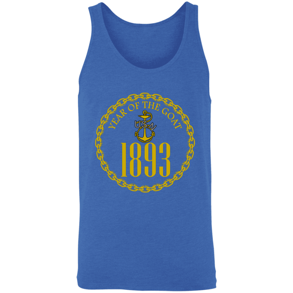 Year of the Goat Gold Unisex Tank
