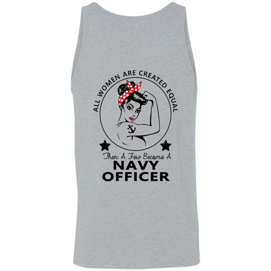 Navy Girl Officer FB Unisex Tank