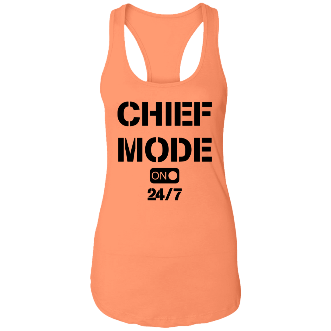 Chief Mode Ladies Racerback Tank