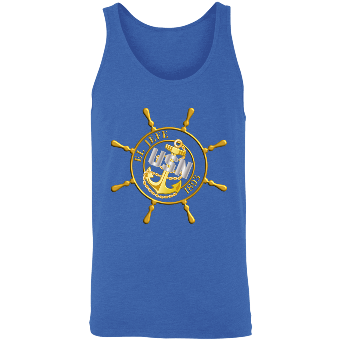 Ships Wheel Jefe Unisex Tank