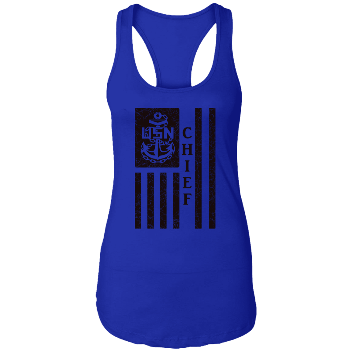 Chief Flag Ladies Racerback Tank