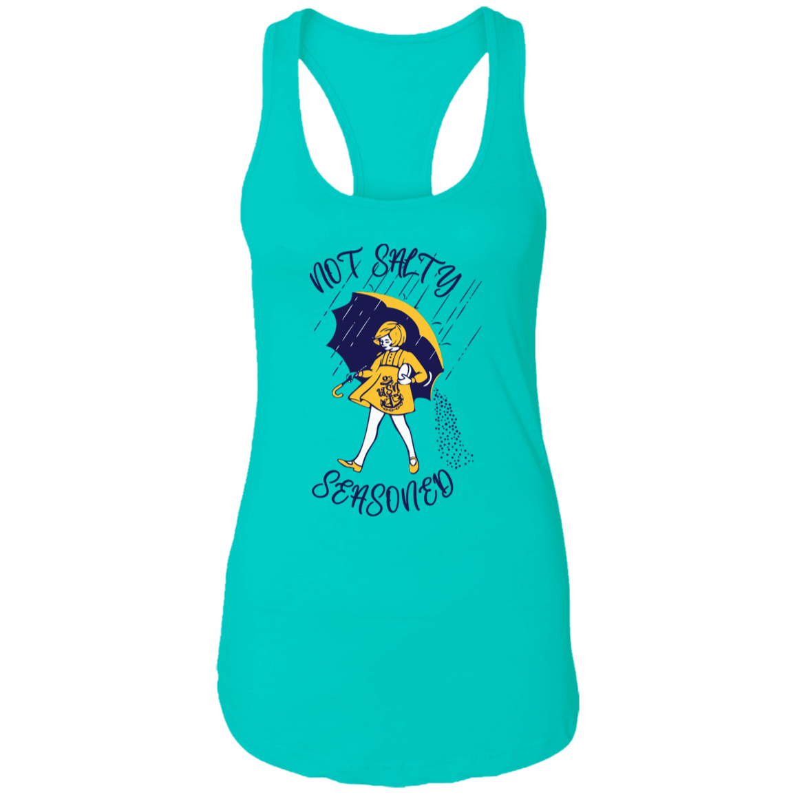 Not Salty Ladies Racerback Tank