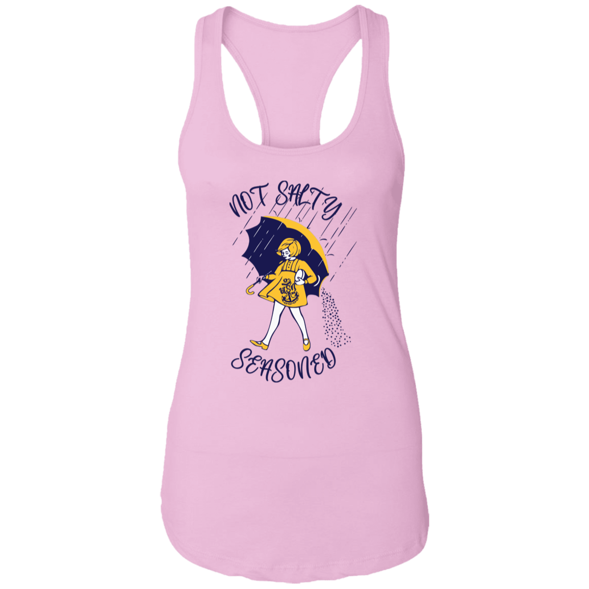 Not Salty Ladies Racerback Tank
