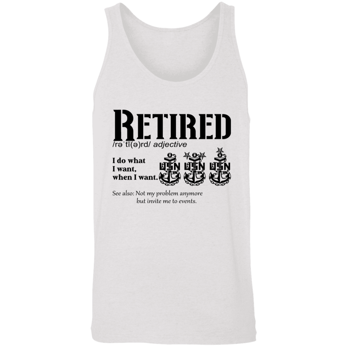 Retired Definition Unisex Tank