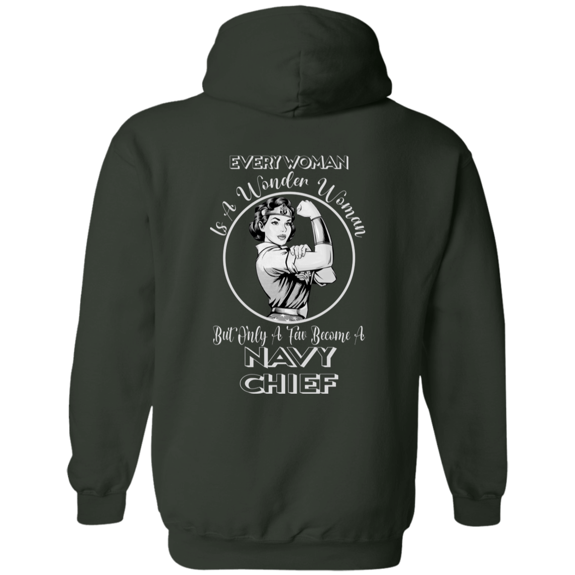 Every Wonder Woman BW Pullover Hoodie