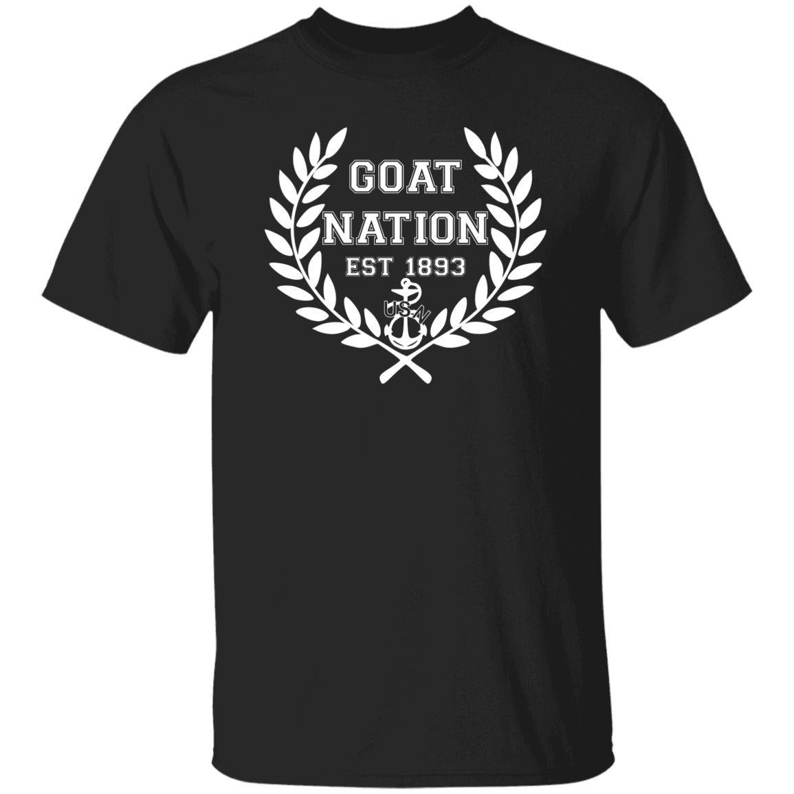 Goat Nation White 5.3 oz. T-Shirt
