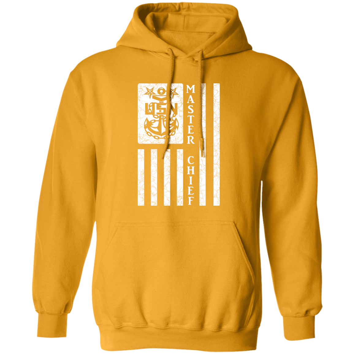 Master Chief Flag White Pullover Hoodie