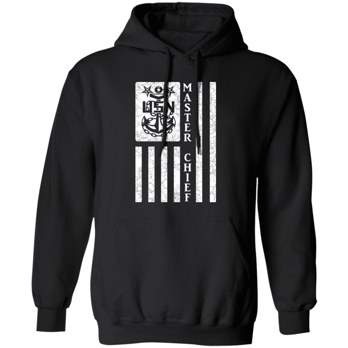 Master Chief Flag White Pullover Hoodie