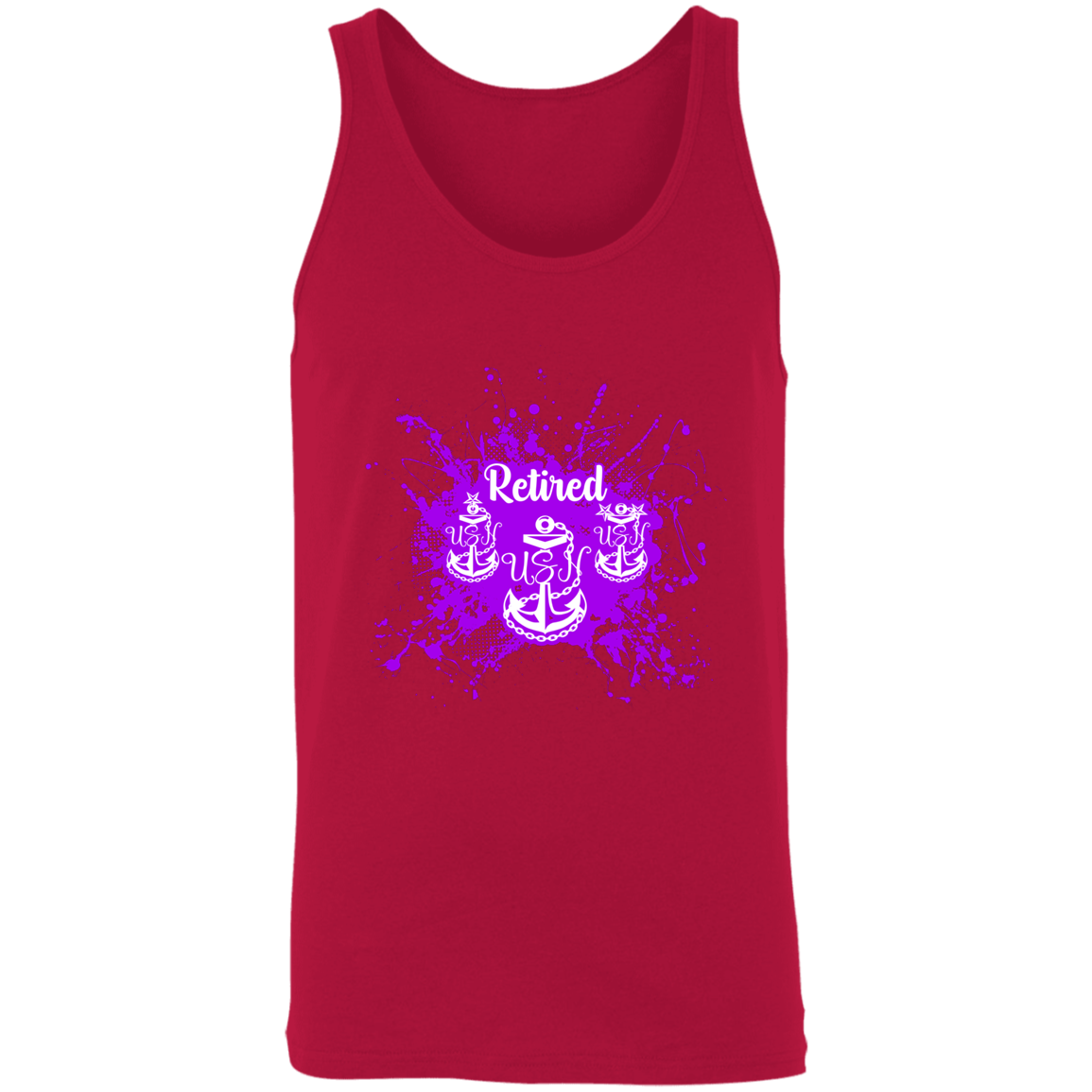 Retired Chief Purple Paint Unisex Tank