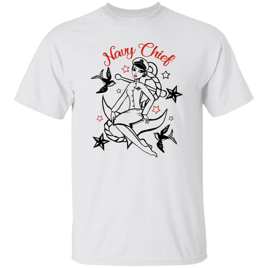 Navy Chief Pin Up 5.3 oz. T-Shirt
