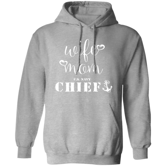 WMC White Pullover Hoodie