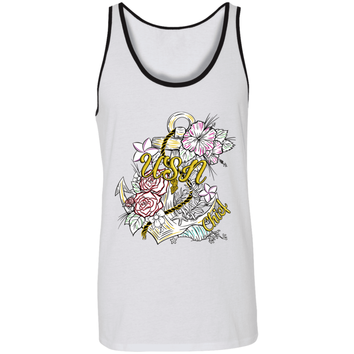 Wooden Anchor Unisex Tank