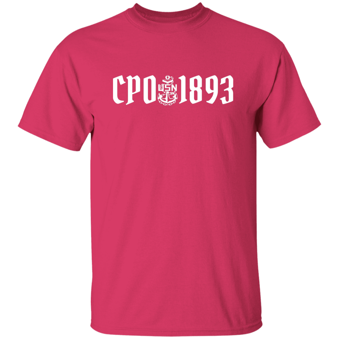 CPO 1893 White 5.3 oz. T-Shirt