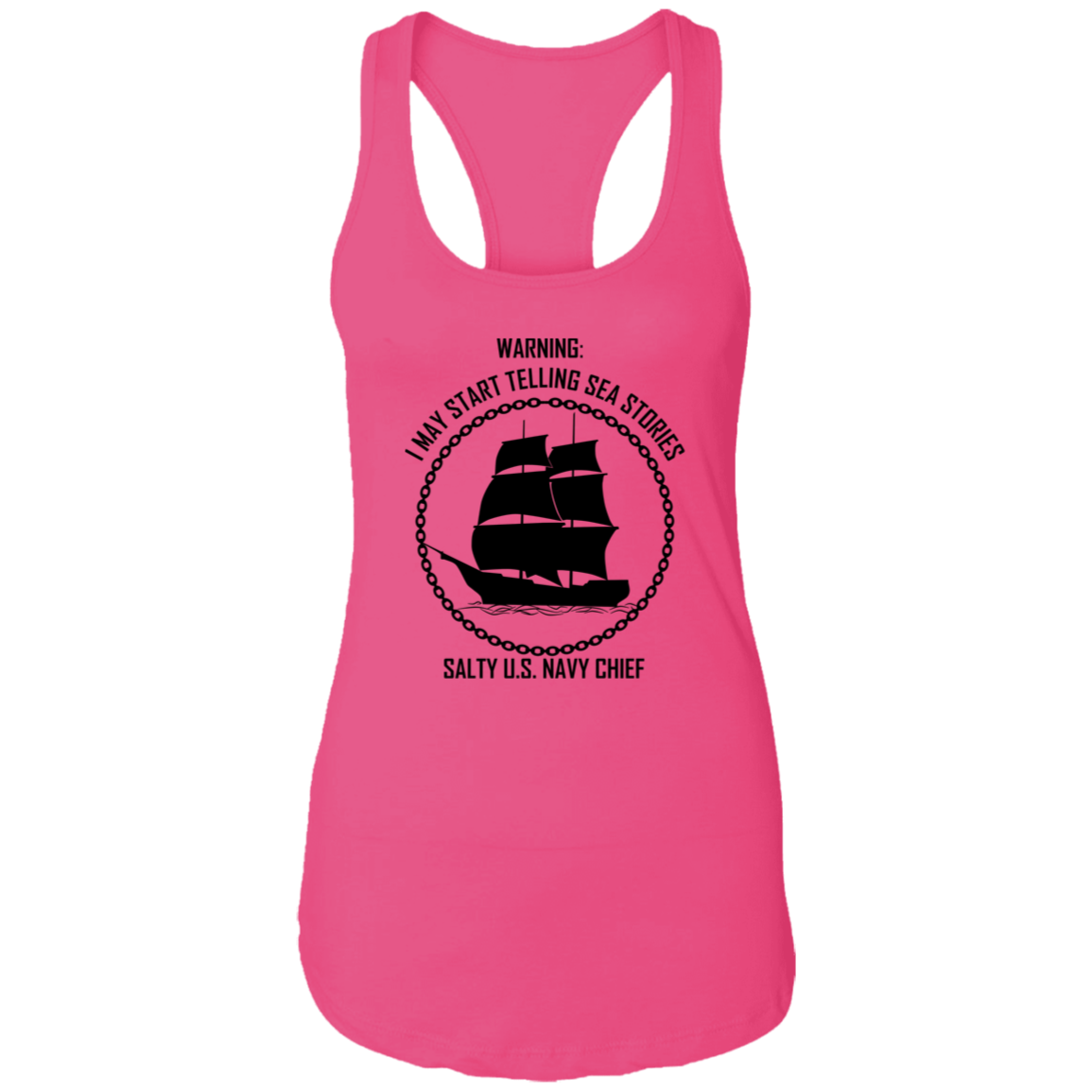 Salty Sea Story Ladies Racerback Tank