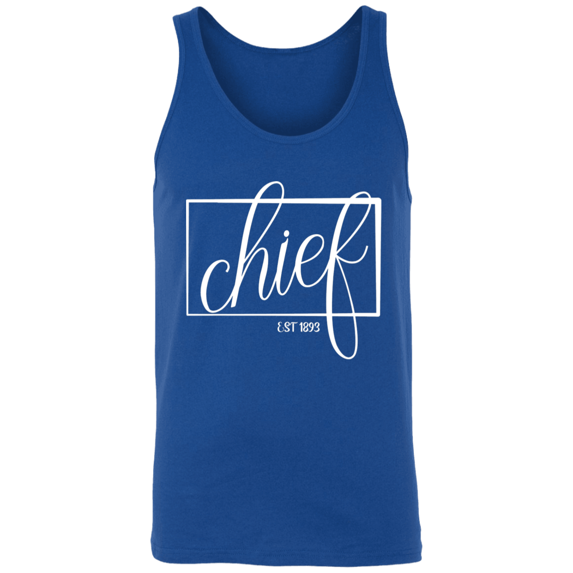 Chief 1893 White Unisex Tank