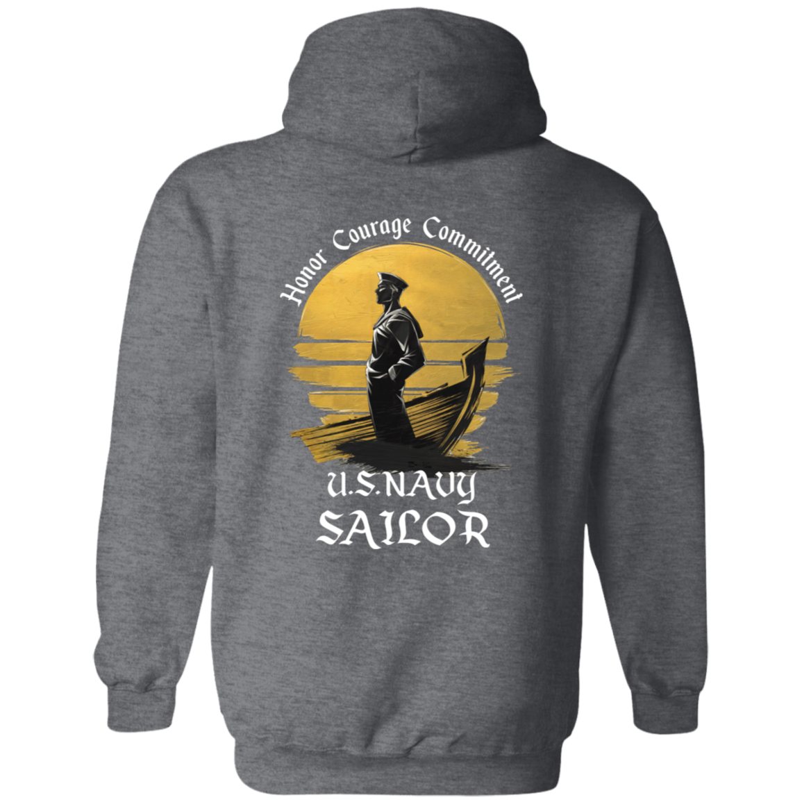 Navy Sailor Pullover Hoodie