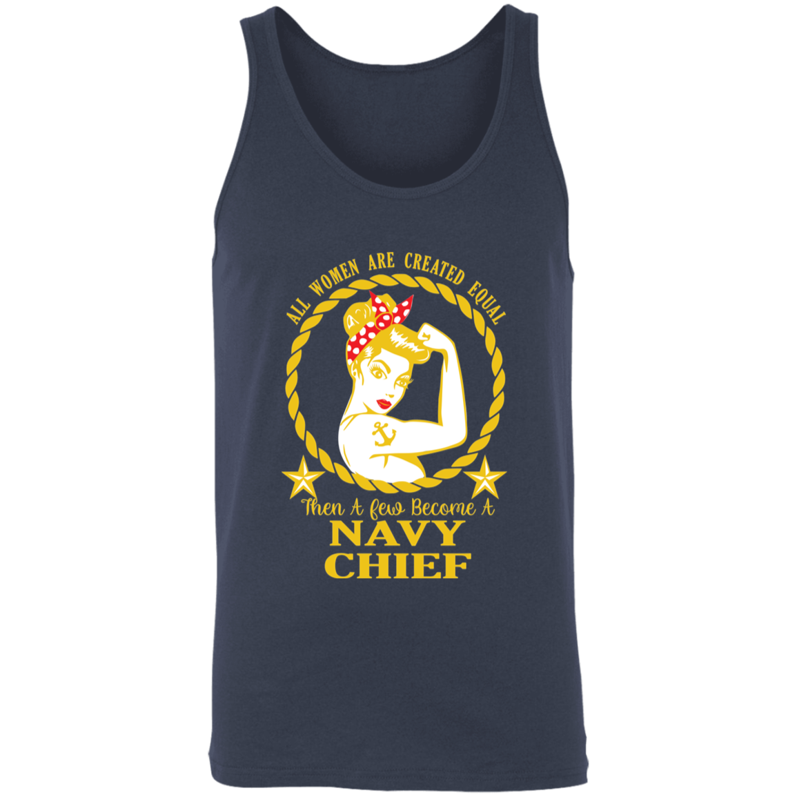 Navy Girl V2 Unisex Tank