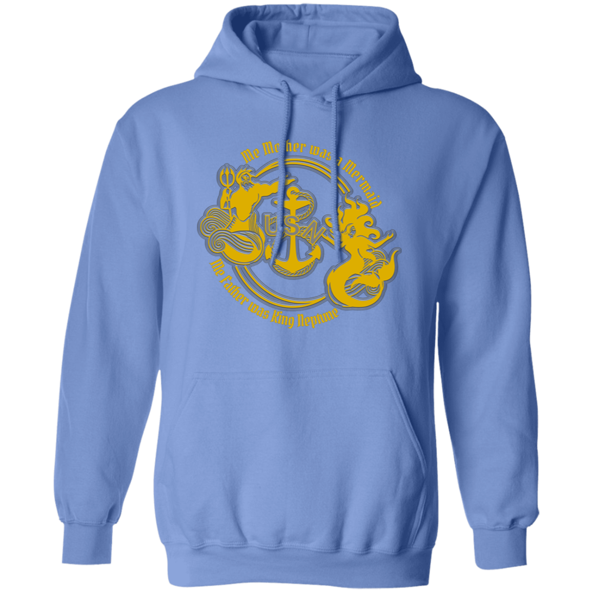 Me Mother and Father Gold Pullover Hoodie