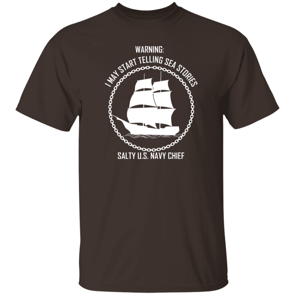Salty Sea Story White 5.3 oz. T-Shirt