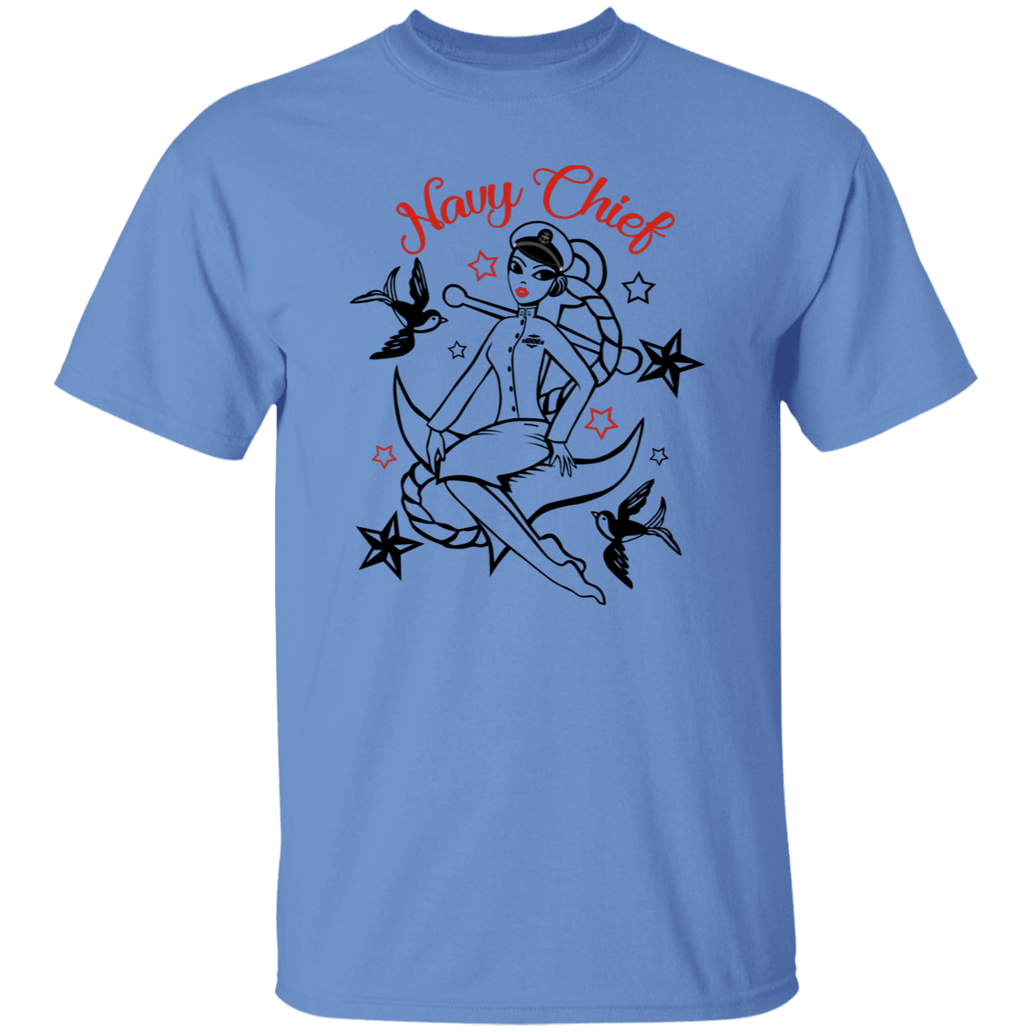 Navy Chief Pin Up 5.3 oz. T-Shirt