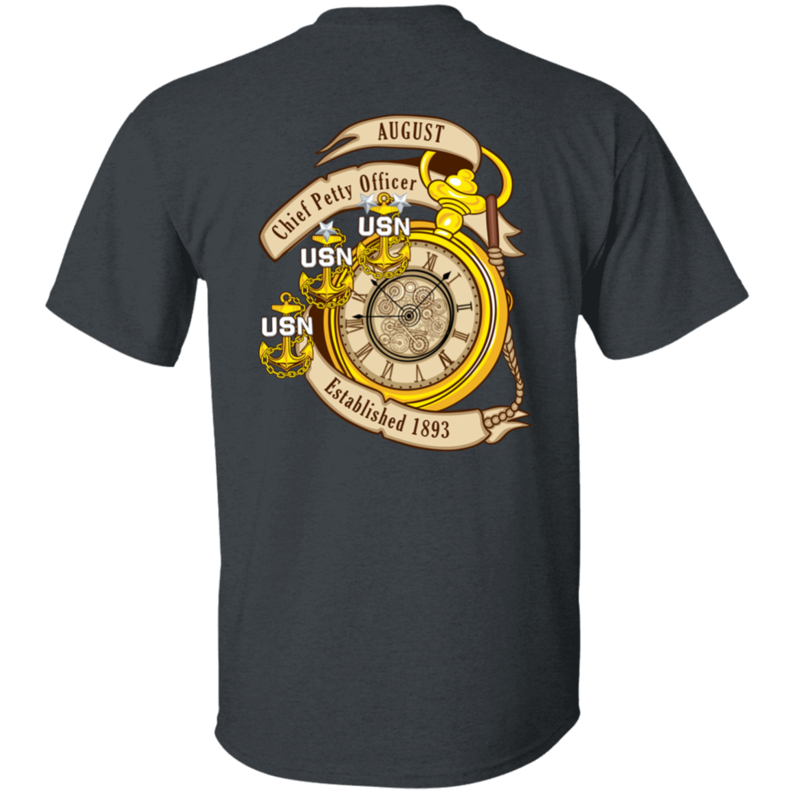 August CPO Two Sides 5.3 oz. T-Shirt