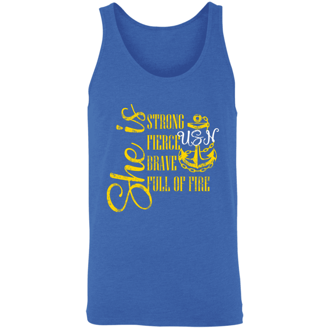 She Is Gold Unisex Tank